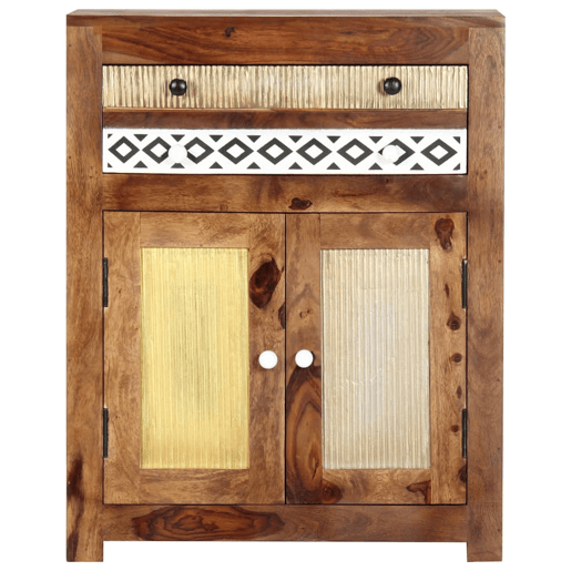 vidaXL Móvel lateral 60x30x75 cm madeira de acácia maciça