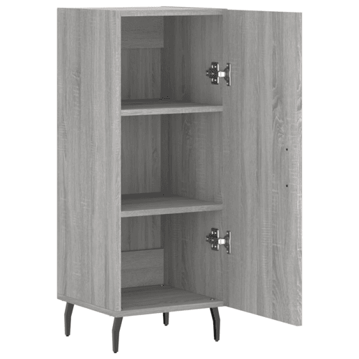 vidaXL Aparador 34,5x34x90 cm derivados de madeira sonoma cinzento vidaXL Aparador 34,5x34x90 cm derivados de madeira sonoma cinzento