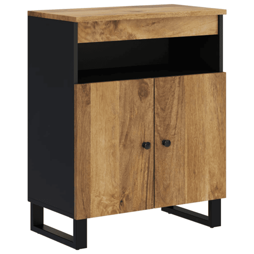 vidaXL Aparador c 2 portas 60x33x75 cm madeira de mangueira maciça