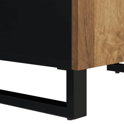vidaXL Aparador c 2 portas 60x33x75 cm madeira de mangueira maciça