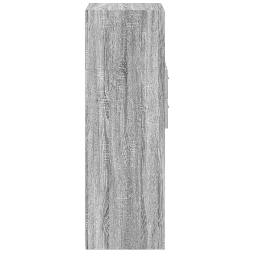 vidaXL Armário alto 50x42,5x124 cm derivados de madeira cinza sonoma vidaXL Armário alto 50x42,5x124 cm derivados de madeira cinza sonoma