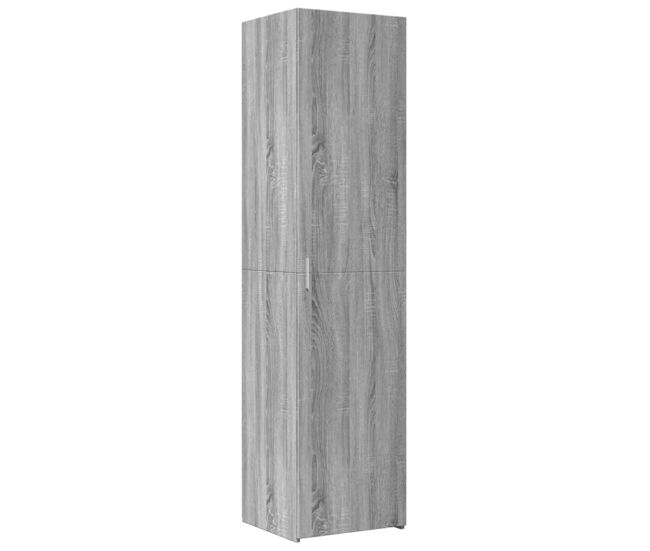 Vidaxl aparador de madera de ingeniería gris sonoma 45x42,5x185 cm