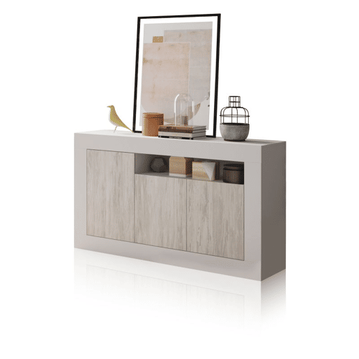Aparador Gian Branco Artik (Branco mate) - Branco Velho 144 x 87 x 42 cm