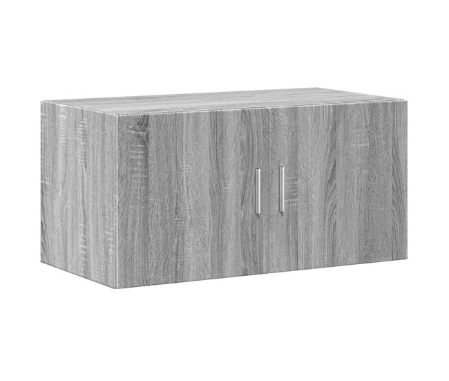 Vidaxl armario de pared madera de ingeniería gris sonoma 80x42,5x40 cm