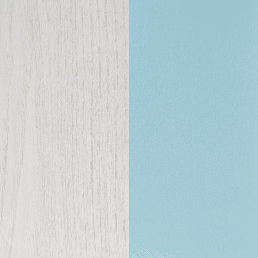 Roupeiro Yuki Branco Alpes - Verde Acqua 90 x 200 x 52 cm