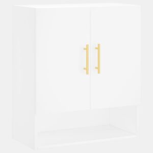 vidaXL Armário parede 60x31x70 cm derivados de madeira branco