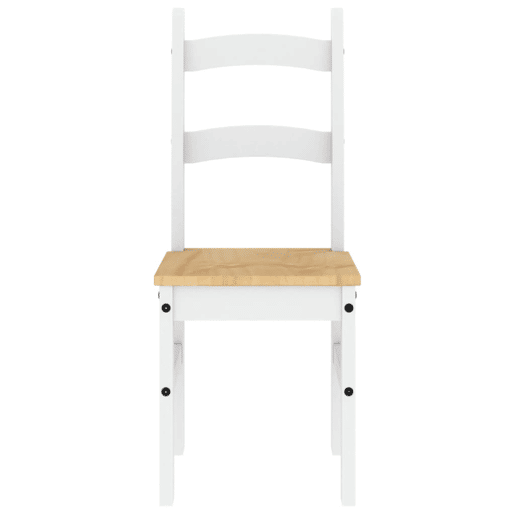 vidaXL Cadeiras de jantar 2 pcs 40x46x99 cm pinho maciço branco vidaXL Cadeiras de jantar 2 pcs 40x46x99 cm pinho maciço branco