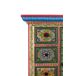 Cómoda en madera de mango con puerta decorada artesanalmente Cómoda en madera de mango con puerta decorada artesanalmente Multicolor