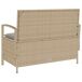 Banco De Jardín Con Almacenaje 56x56 Banco De Jardín Con Almacenaje 56x56 Beige