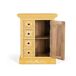 Cómoda en madera de mango con puerta decorada artesanalmente Cómoda en madera de mango con puerta decorada artesanalmente Amarillo