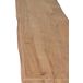 Banco madera de acacia y metal natural y Banco madera de acacia y metal natural y Marrón