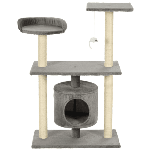 vidaXL Árvore para gatos cpostes arranhadores sisal 95 cm cinzento vidaXL Árvore para gatos cpostes arranhadores sisal 95 cm cinzento