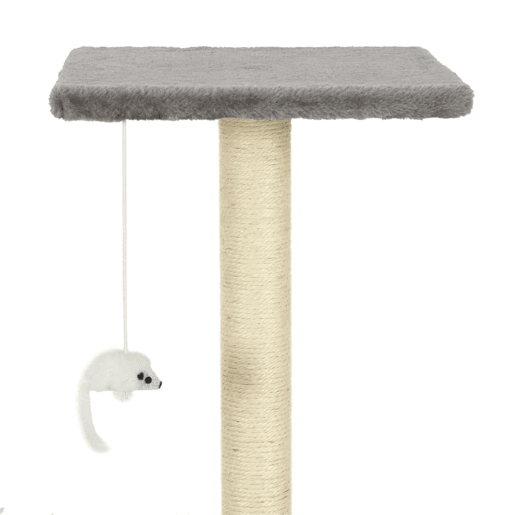 vidaXL Árvore para gatos cpostes arranhadores sisal 95 cm cinzento vidaXL Árvore para gatos cpostes arranhadores sisal 95 cm cinzento