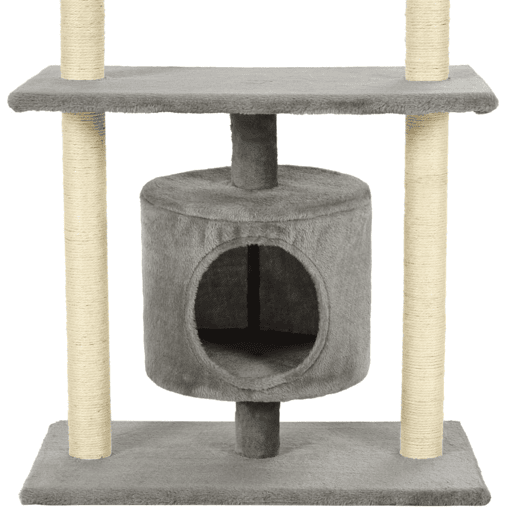 vidaXL Árvore para gatos cpostes arranhadores sisal 95 cm cinzento vidaXL Árvore para gatos cpostes arranhadores sisal 95 cm cinzento