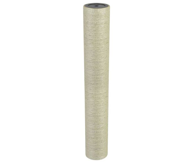 Vidaxl poste rascador para gatos 8x55 cm 8 mm beige