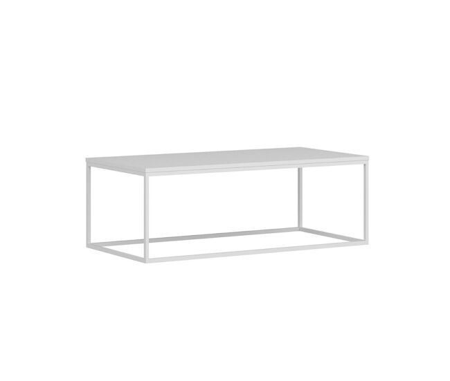 Mesa de centro Tiger blanco 42x120x60 cm