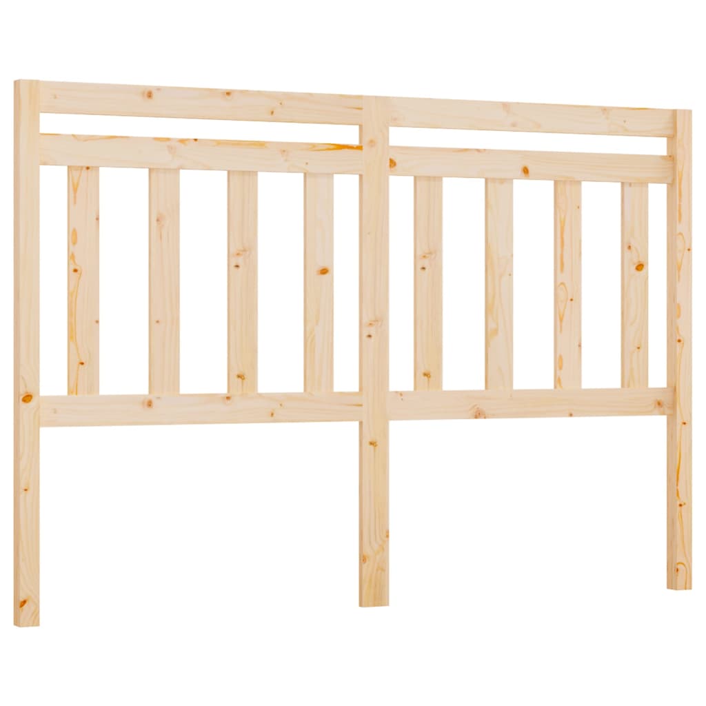 Vidaxl cabecero de cama madera maciza de pino 146x4x100 cm