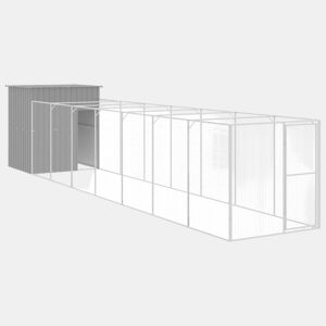 vidaXL sunu buda, peleka, 165x863x181 cm, cinkots terauds