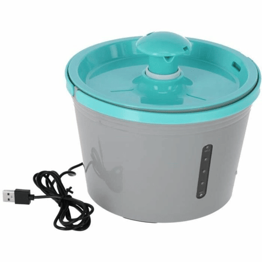 Fonte para Animais de Estimação Kerbl Azul Cinzento Plástico 1,6 L