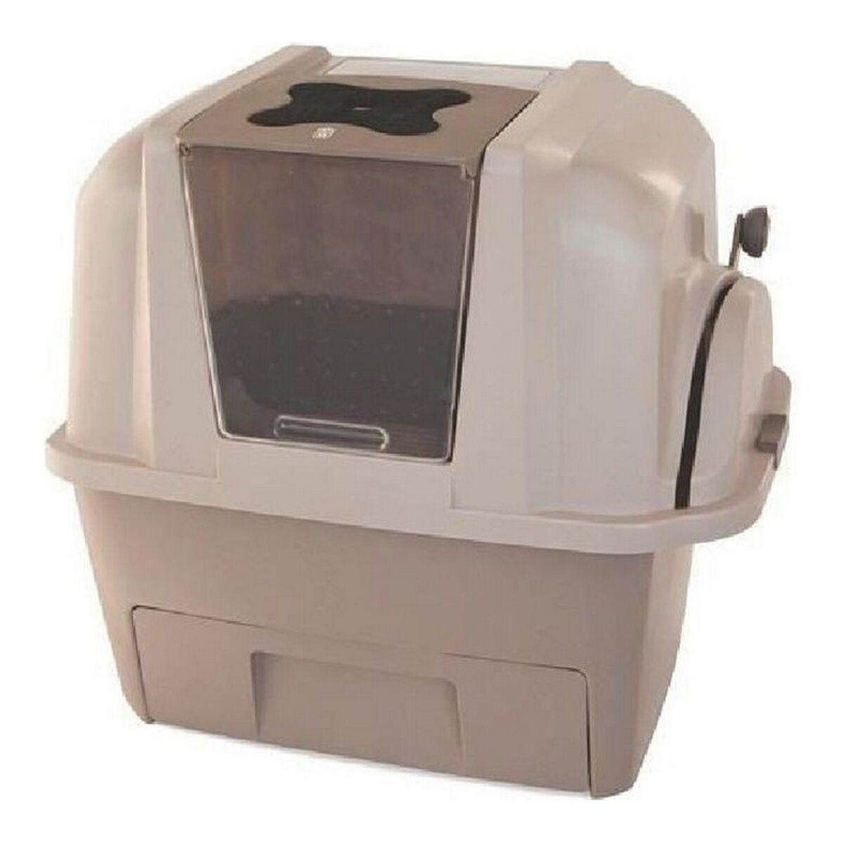 Arenero para gatos catit marrón plástico
