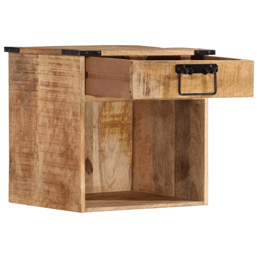 vidaXL Mesa de cabeceira 40x30x37 cm madeira de mangueira maciça vidaXL Mesa de cabeceira 40x30x37 cm madeira de mangueira maciça