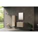Conjunto De Mueble Clay De Baño Con Lavabo Y Espejo Conjunto De Mueble Clay De Baño Con Lavabo Y Espejo Beige