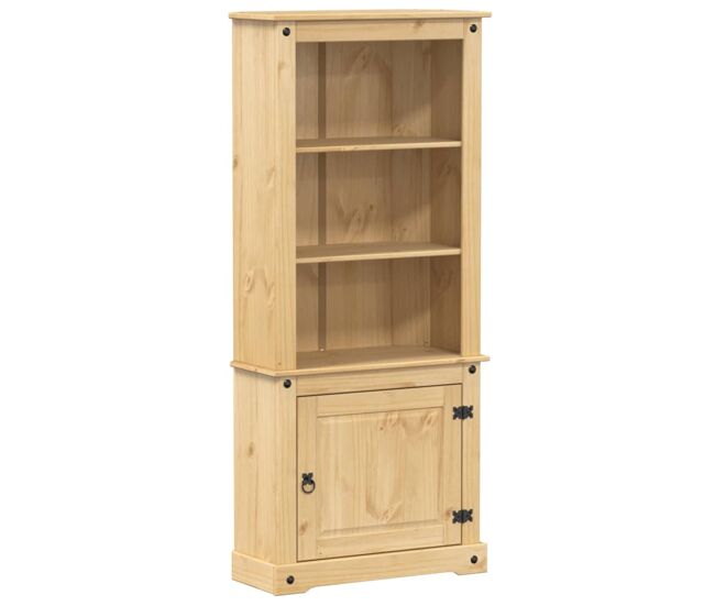 Vidaxl aparador corona madera maciza de pino 74x38x170 cm