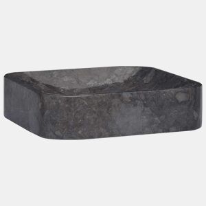 vidaXL Lavatório 40x40x10 cm mármore preto