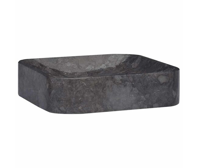 Vidaxl lavabo mármol negro 40x40x10 cm
