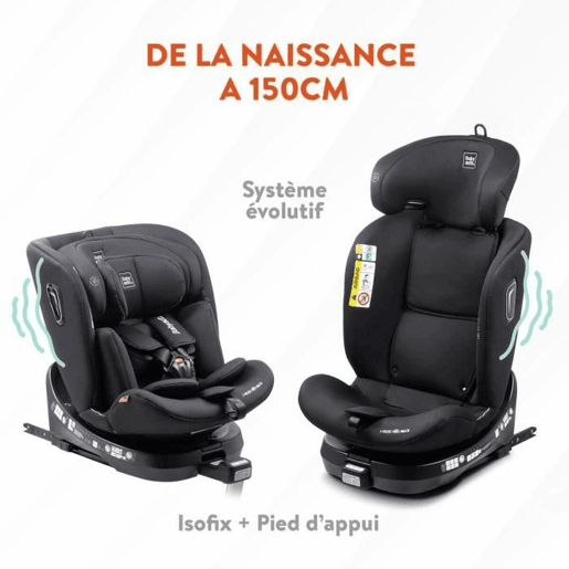 Cadeira para Automóvel Babyauto Antracite 0 (de 0 a 10 kilos) I (9 - 18 kg) II (15-25 kg) III (22 - 36 kg) Infantil ECE R129