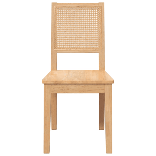 vidaXL Cadeiras de jantar 2 pcs madeira de seringueira maciça