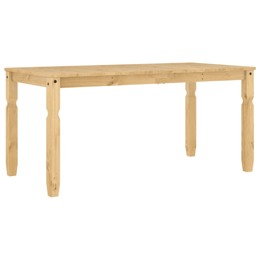 vidaXL Mesa de jantar Corona 160x80x75 cm madeira de pinho maciça vidaXL Mesa de jantar Corona 160x80x75 cm madeira de pinho maciça