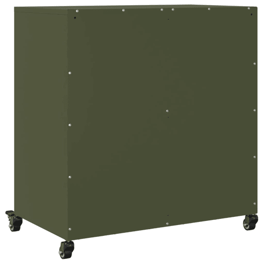 vidaXL Aparador 68x39x72 cm aço verde-azeitona vidaXL Aparador 68x39x72 cm aço verde-azeitona