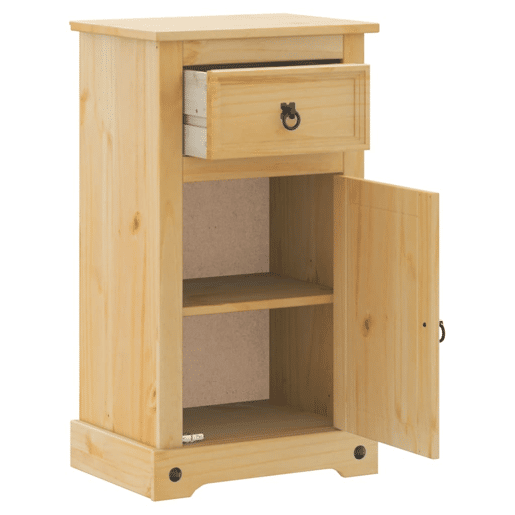 vidaXL Móvel de WC Corona 45x33x80 cm madeira de pinho maciça
