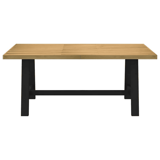 vidaXL Mesa de jantar NOAIN Pernas em forma A 180x90x75cm pinho maciço