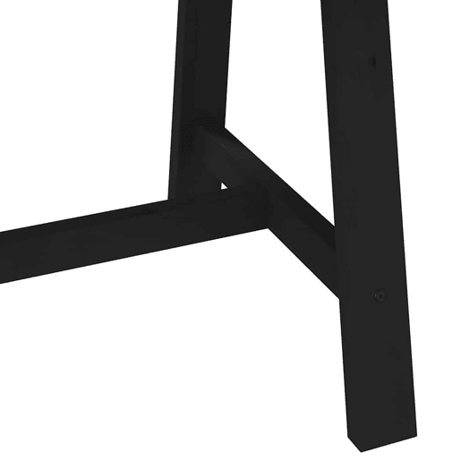 vidaXL Mesa de jantar NOAIN Pernas em forma A 180x90x75cm pinho maciço