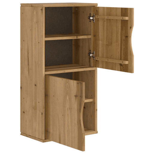 vidaXL Armário lateral ODDA 40x24x79 cm pinho de madeira maciça vidaXL Armário lateral ODDA 40x24x79 cm pinho de madeira maciça