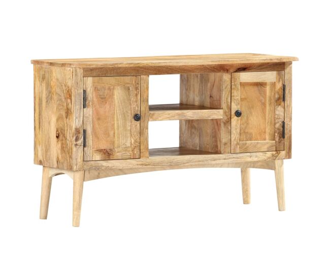 Vidaxl aparador de madera maciza de mango 100x35x60 cm