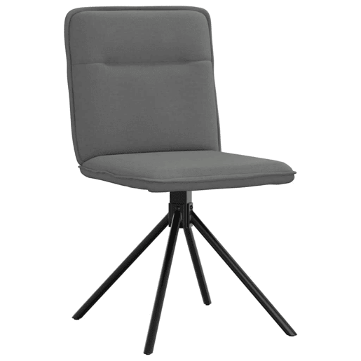 vidaXL Cadeiras de jantar 6 pcs tecido cinzento-escuro vidaXL Cadeiras de jantar 6 pcs tecido cinzento-escuro