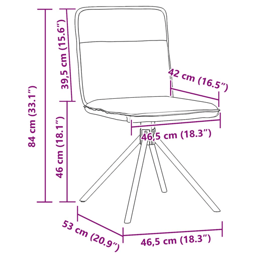 vidaXL Cadeiras de jantar 6 pcs tecido cinzento-escuro vidaXL Cadeiras de jantar 6 pcs tecido cinzento-escuro