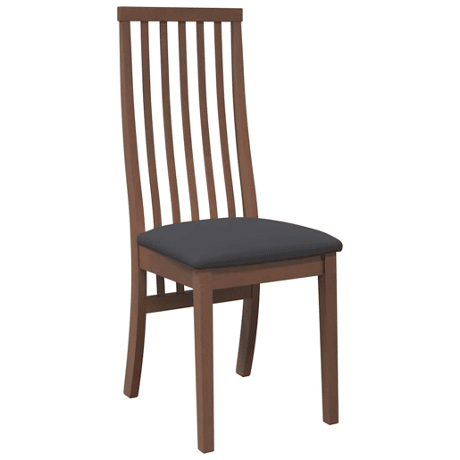 vidaXL Cadeiras de jantar com almofadões 2 pcs madeira maciça castanho vidaXL Cadeiras de jantar com almofadões 2 pcs madeira maciça castanho