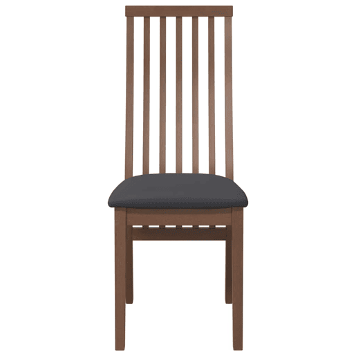 vidaXL Cadeiras de jantar com almofadões 2 pcs madeira maciça castanho vidaXL Cadeiras de jantar com almofadões 2 pcs madeira maciça castanho