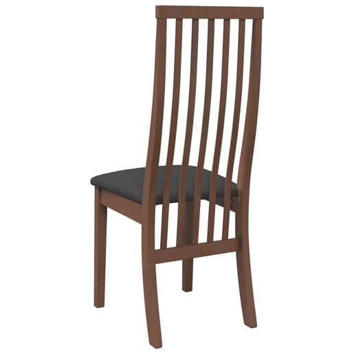 vidaXL Cadeiras de jantar com almofadões 2 pcs madeira maciça castanho vidaXL Cadeiras de jantar com almofadões 2 pcs madeira maciça castanho