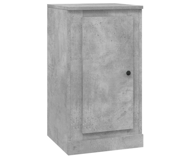 Vidaxl aparador de madera contrachapada gris hormigón 37,5x35,5x67,5cm