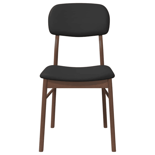 vidaXL Cadeiras de jantar com almofadões 2 pcs madeira maciça castanho vidaXL Cadeiras de jantar com almofadões 2 pcs madeira maciça castanho