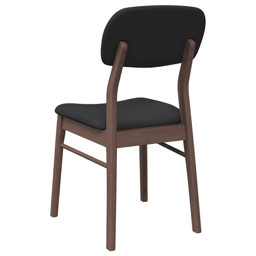 vidaXL Cadeiras de jantar com almofadões 2 pcs madeira maciça castanho vidaXL Cadeiras de jantar com almofadões 2 pcs madeira maciça castanho