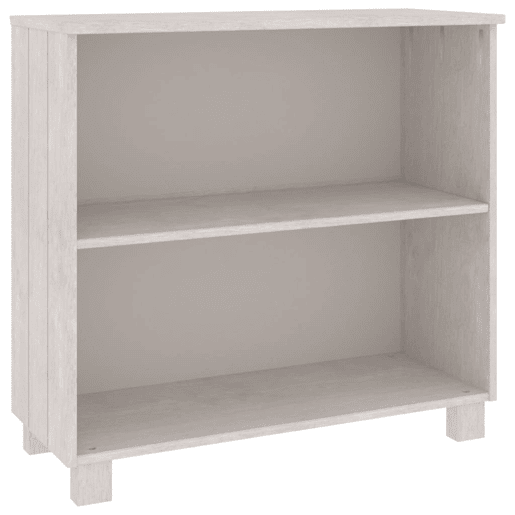 vidaXL Aparador HAMAR 85x35x80 cm pinho maciço branco