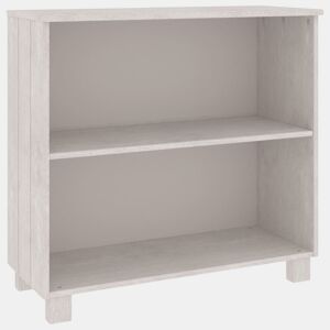 vidaXL Aparador HAMAR 85x35x80 cm pinho maciço branco