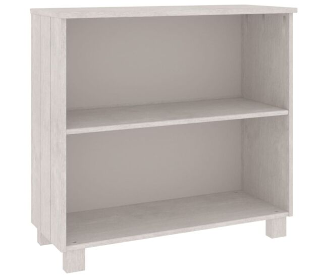 Vidaxl aparador hamar madera maciza de pino blanca 85x35x80 cm