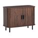 Beliani Aparador Bradley 80 Beliani Aparador Bradley 80 Madera Oscura